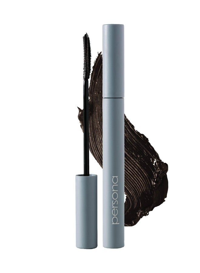 PERSONA Volumizing Tubing Mascara | Lift, Lengthen & Define | Buildable Volume Without Clumps | Long-Wear, Water-Removable | Vegan, Cruelty-Free & Gluten-Free (0.33 fl oz) | Made in Italy, Black - Image 1